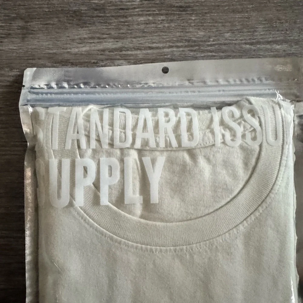 Standard Issue Men's Short Sleeve Tee - White NWT - Picture 3 of 5